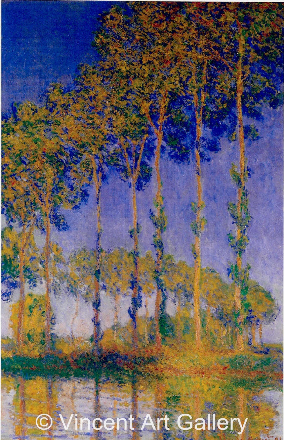 A2789, MONET, A Row of Poplars, 1891